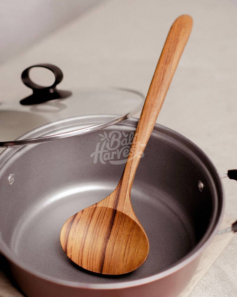 Teak Mixing Spoon Server