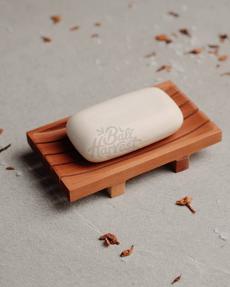 Teak Rectangular Soap Dish